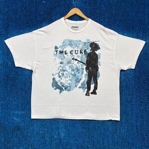 The Cure White Goth T-Shirt Size Extra Large